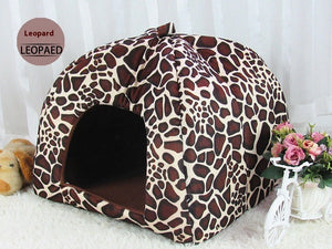 Pet Bed House Soft Fruit Animal Fur