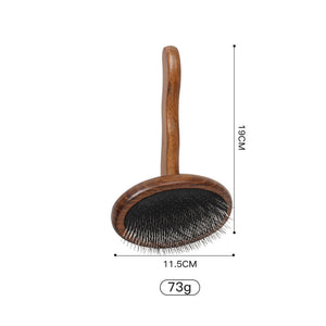 Pet Grooming Comb Solid Wood Antique