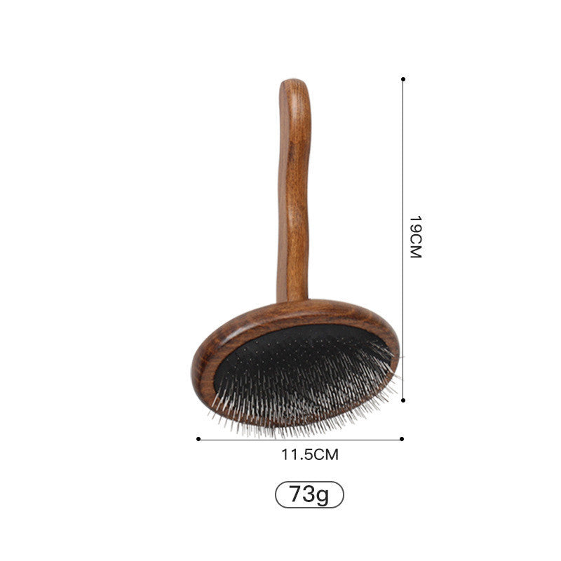 Pet Grooming Comb Solid Wood Antique