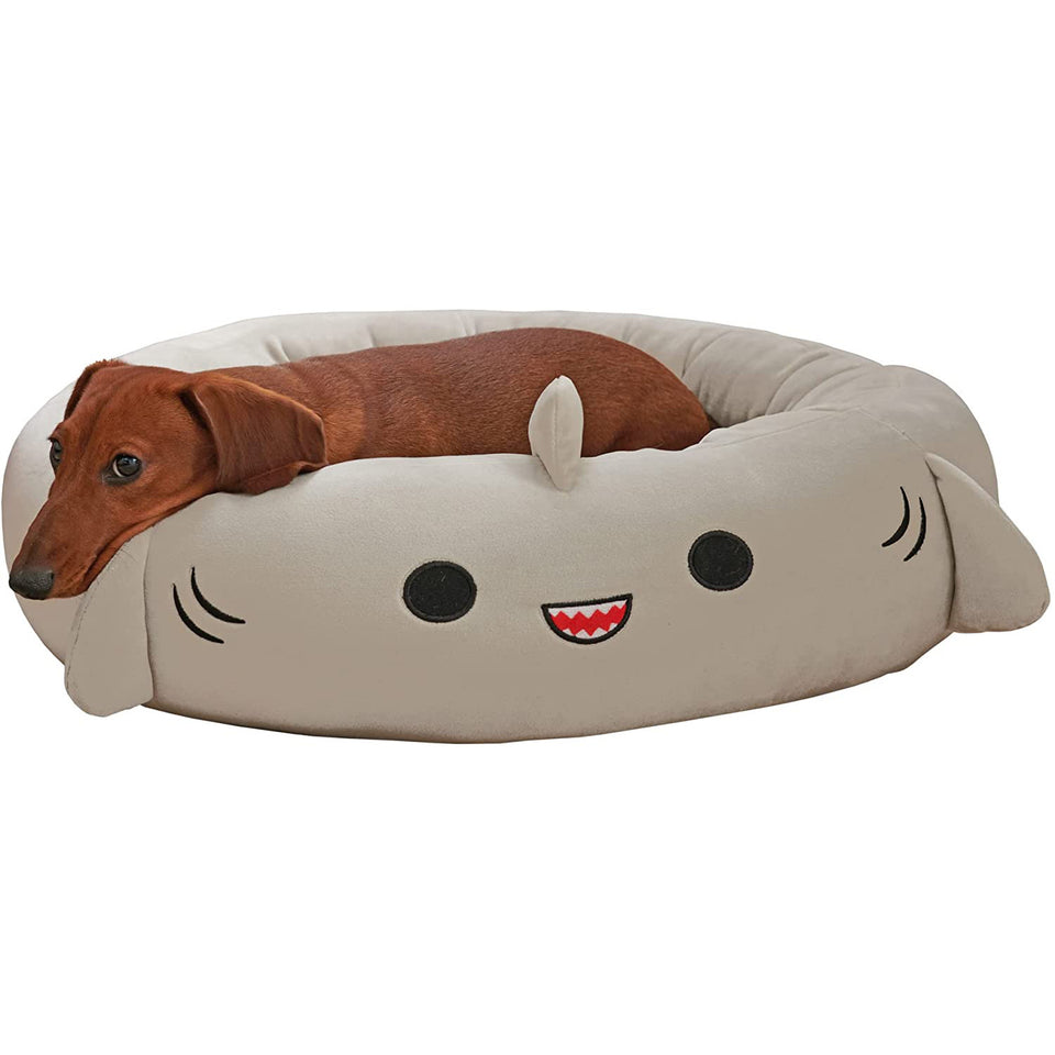 Pet Bed Cartoon Round Soft Cushion