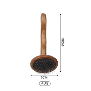 Pet Grooming Comb Solid Wood Antique