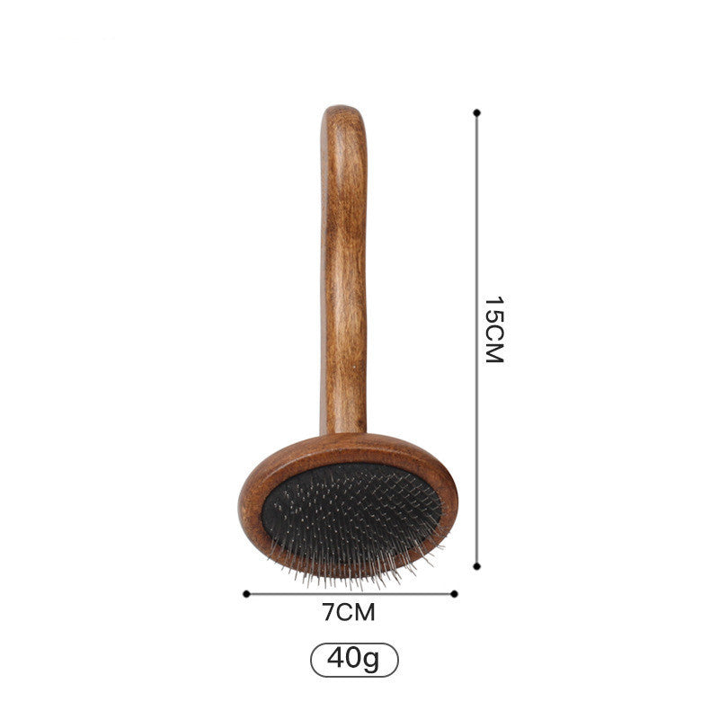 Pet Grooming Comb Solid Wood Antique
