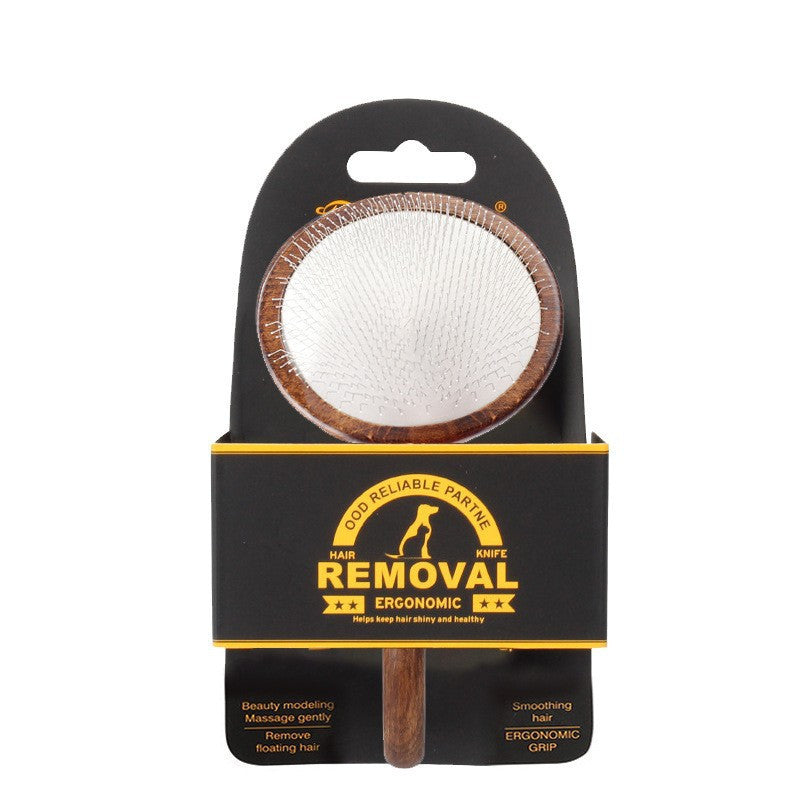 Pet Grooming Comb Solid Wood Antique