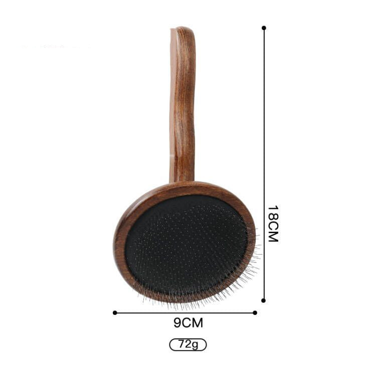 Pet Grooming Comb Solid Wood Antique