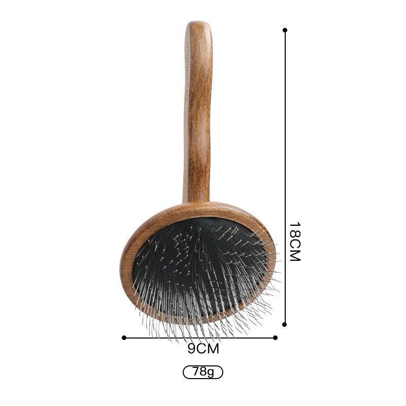 Pet Grooming Comb Solid Wood Antique