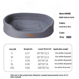 Pet Bed Soft Oxford Oval Washable