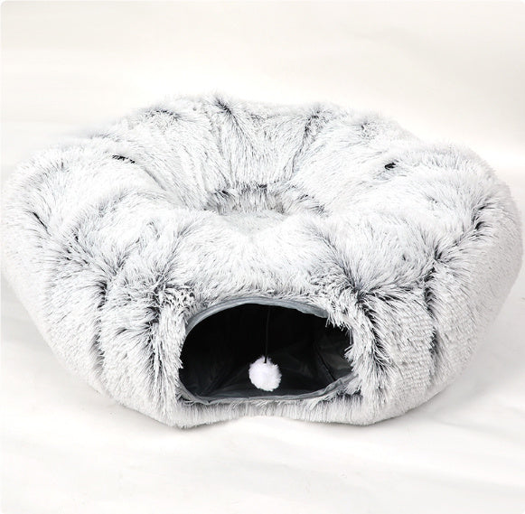 Pet Bed Soft Round Closed Cat Tunnel