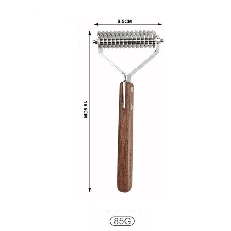 Pet Grooming Comb Solid Wood Antique